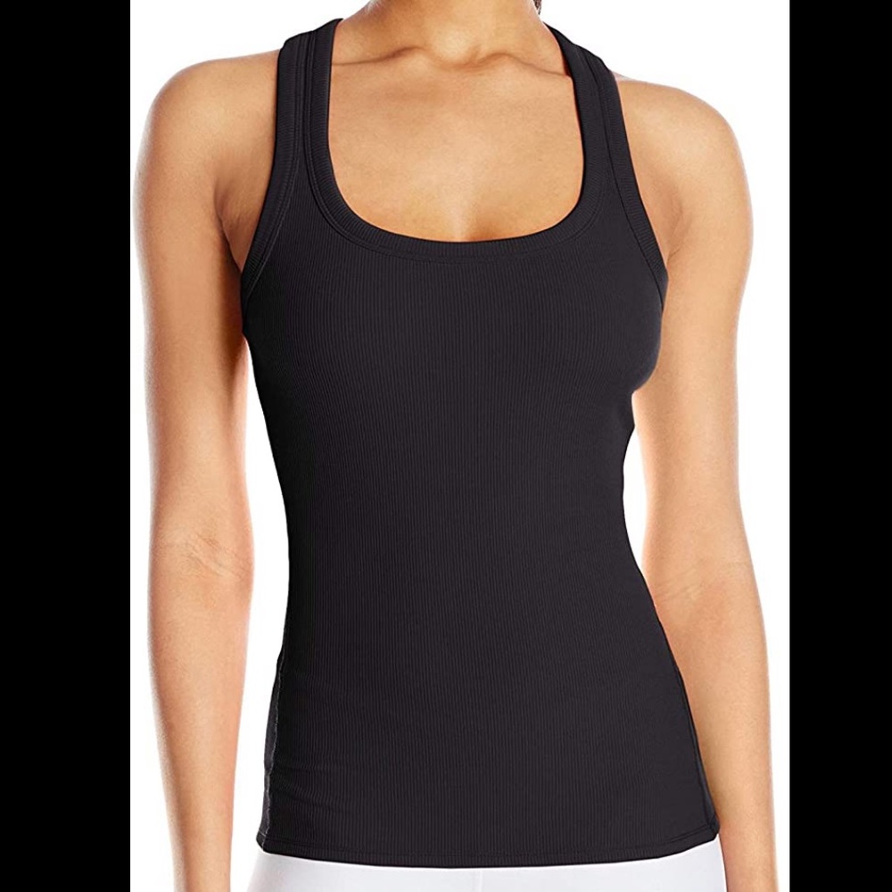 ALO Yoga rib support tank-Black size small